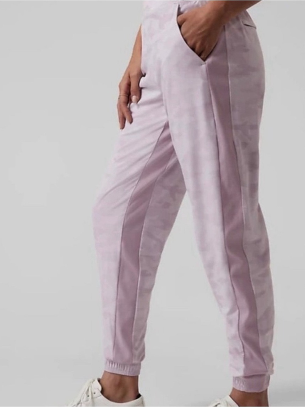Athleta Lavender Side-Panel Joggers